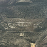 Chrome Hearts Faux Fur Lined Triple Cross Patch Jacket