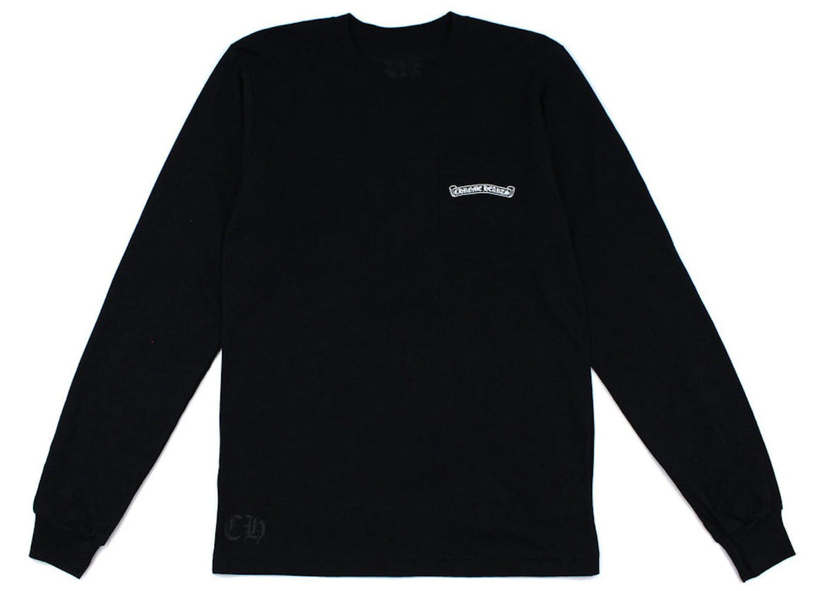 Chrome Hearts Script Letter Logo L/S T-shirt Black
