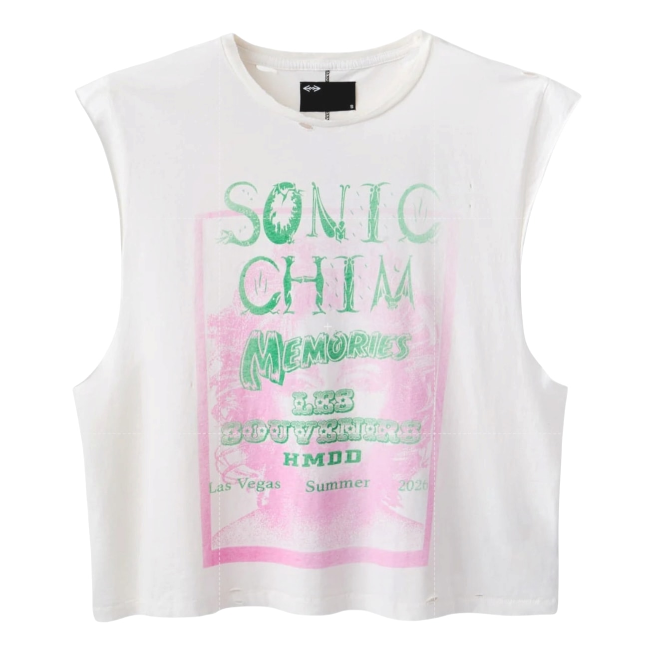 HMDD Adults Only Cut Off Tee White