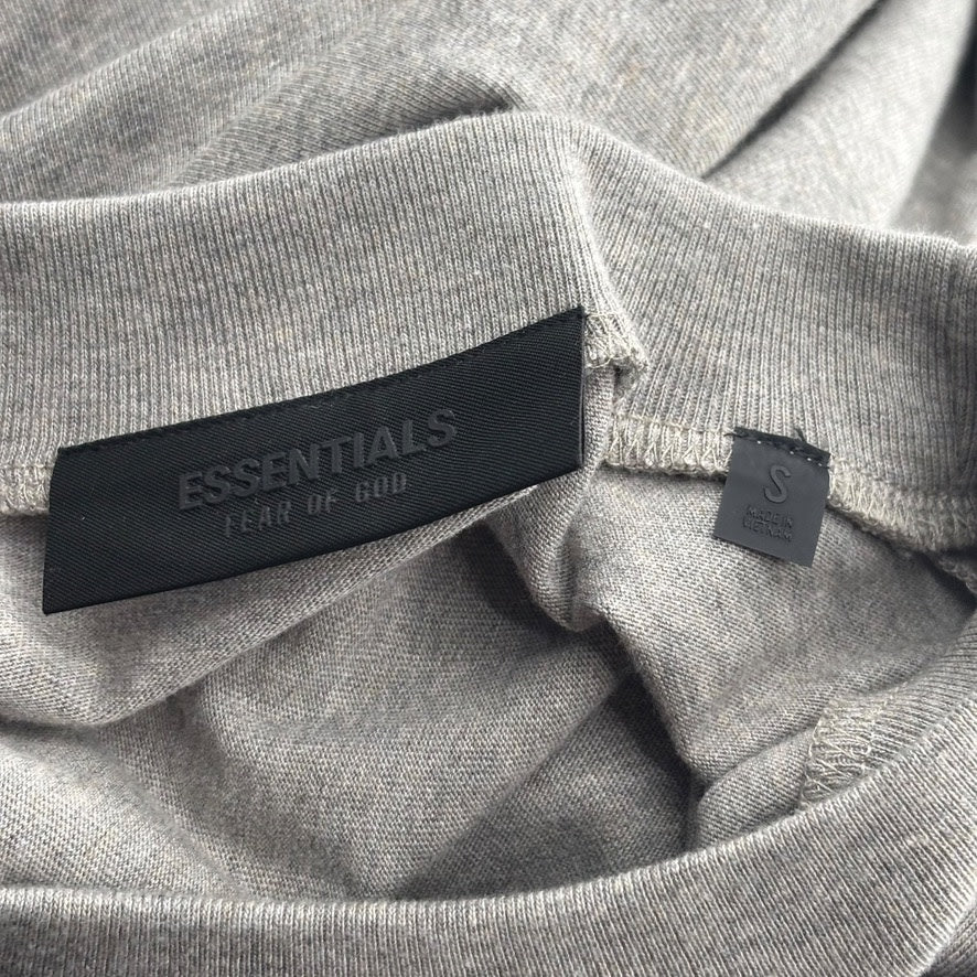 Essentials Logo Tee Grey