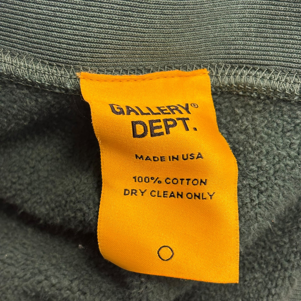 Gallery Dept. Logo Painted Hoodie Forest Green
