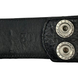 Chrome Hearts Leather Belt Strap Black