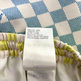 Louis Vuitton Damier Gradient Printed Silk Shorts Multicolor