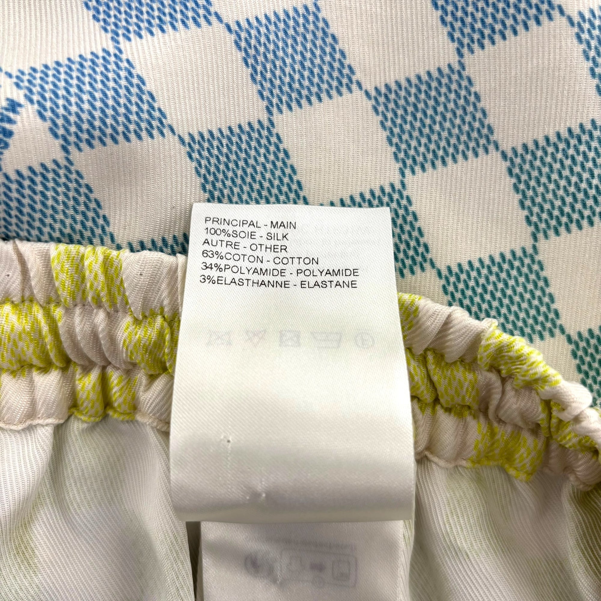 Louis Vuitton Damier Gradient Printed Silk Shorts Multicolor