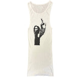 Chrome Hearts Ribbed Richard Stark Middle Finger Graphic Tank