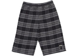 Chrome Hearts After School Cross Patch Flannel Shorts Grey