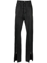 Rick Owens Banana Wax Denim Jeans Black