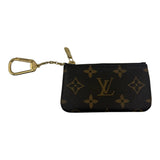 Louis Vuitton Monogram Key Pouch Brown