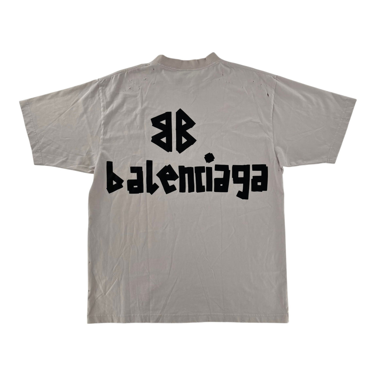 Balenciaga Tape Logo Shirt White