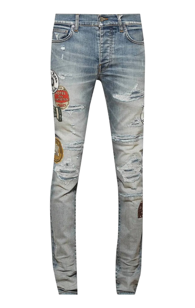 Amiri Travel Patch Repair Jeans