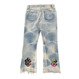Gallery Dept Flared Patched Pants Lightwash