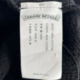 Chrome Hearts Embroidered Vertical Letters Hoodie Black