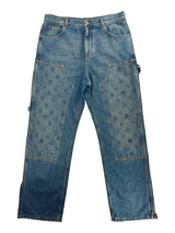 Louis Vuitton Carpenter LV Monogram Denim Jeans