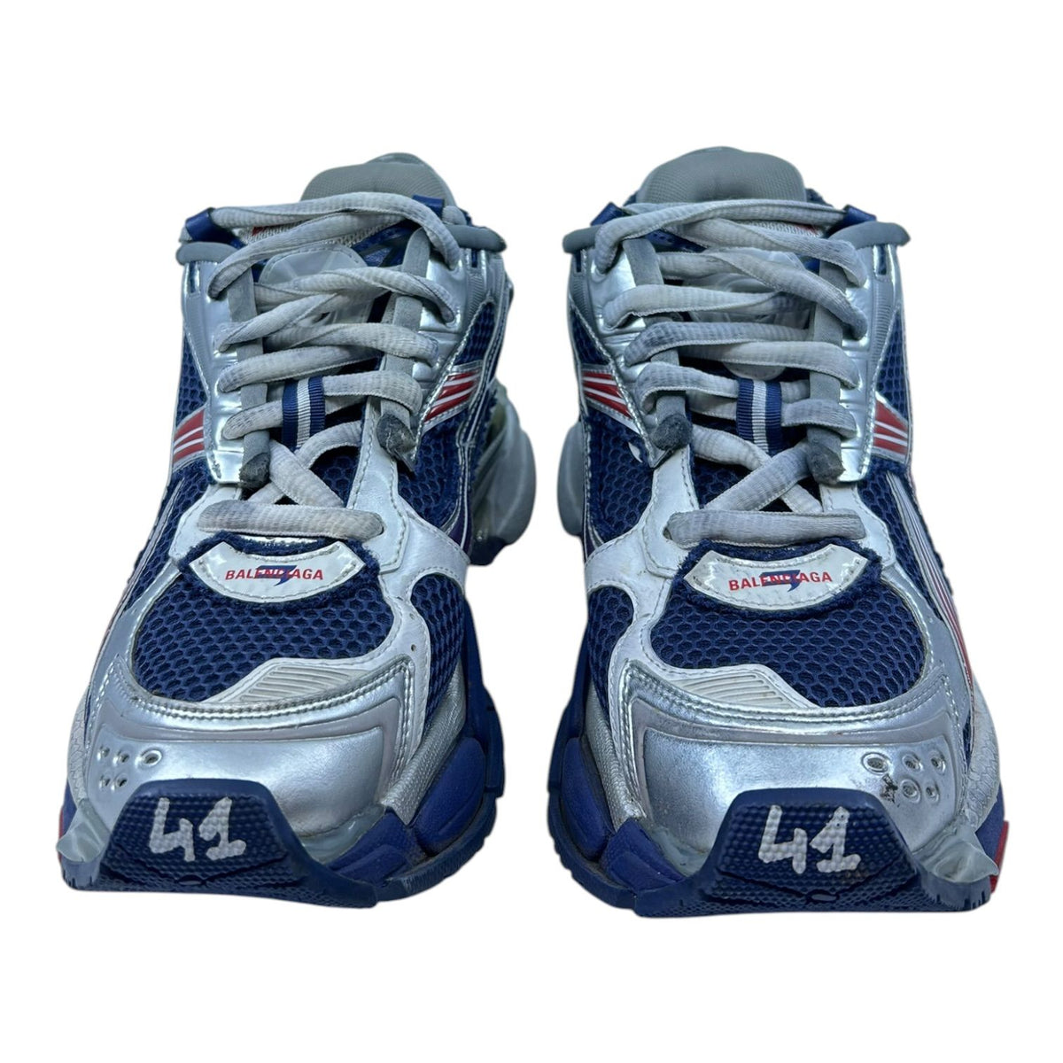 Balenciaga Runner Sneaker Navy Red Grey
