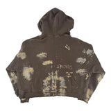 Paly Distressed Zip Up Brown