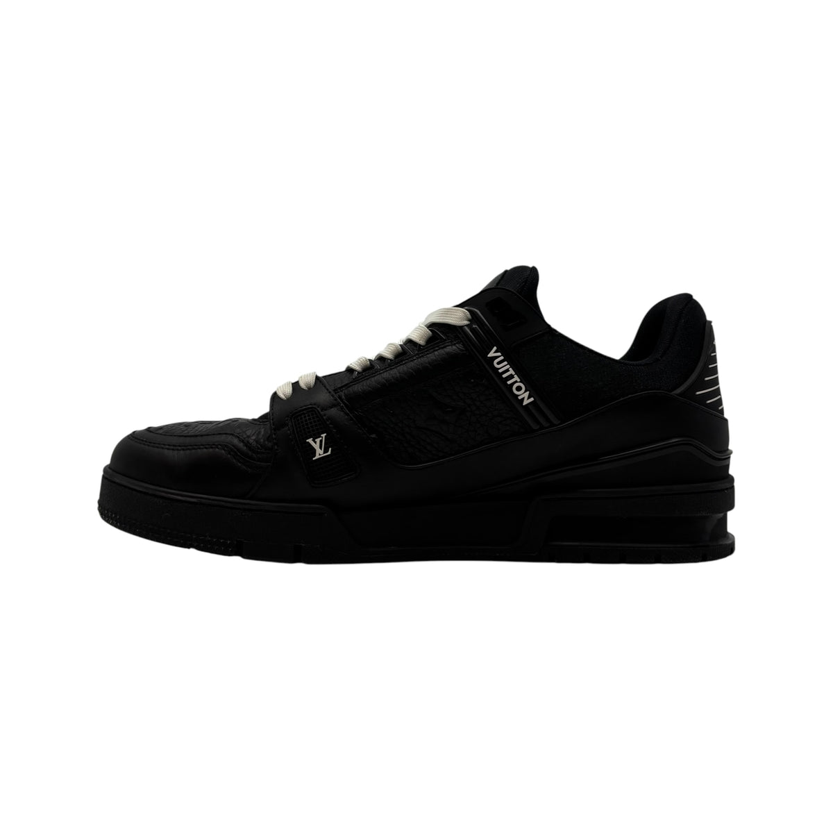 Louis Vuitton Trainer Black Embossed Monogram