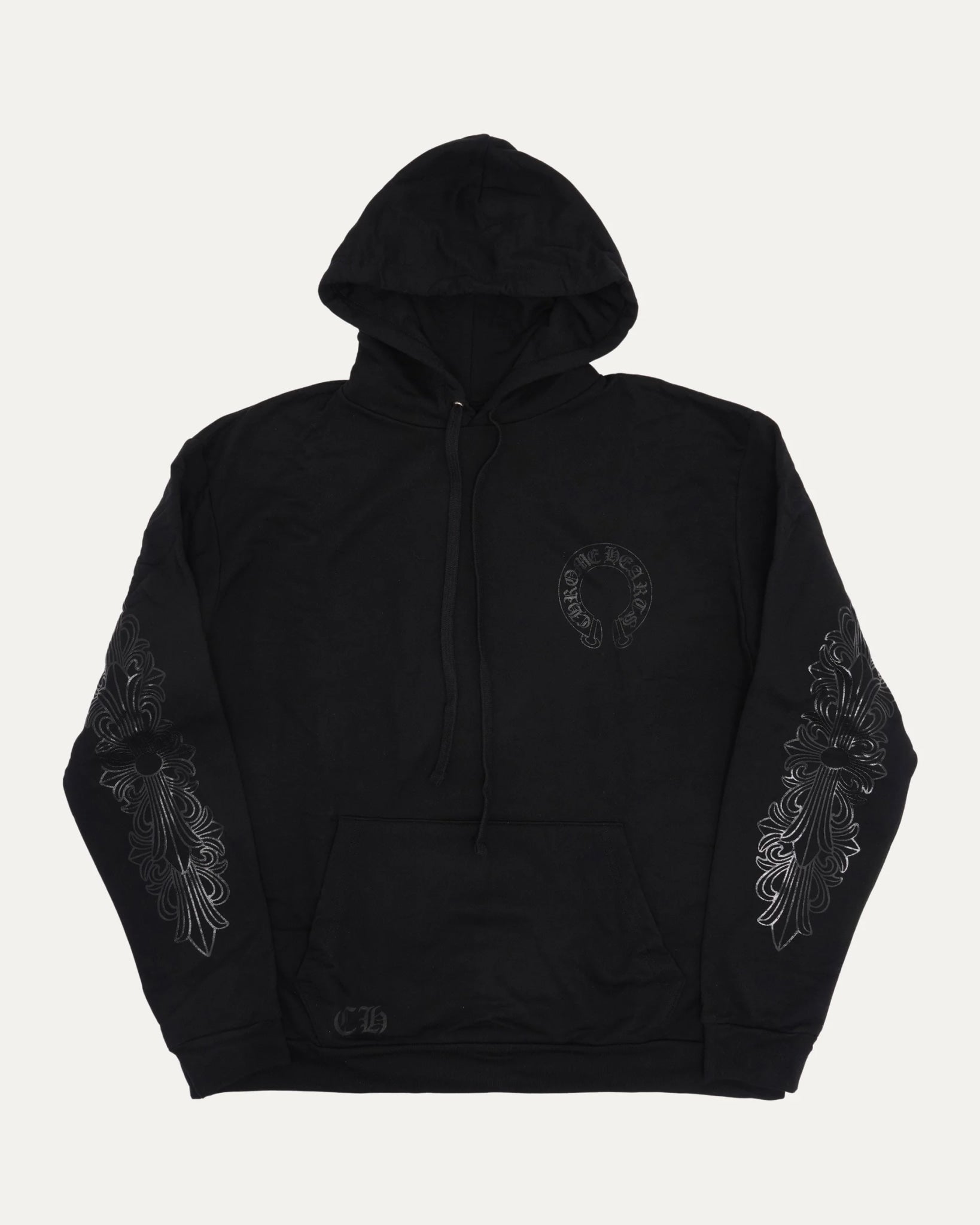 Chrome Hearts Online Exclusive Tonal Horseshoe Logo Hoodie