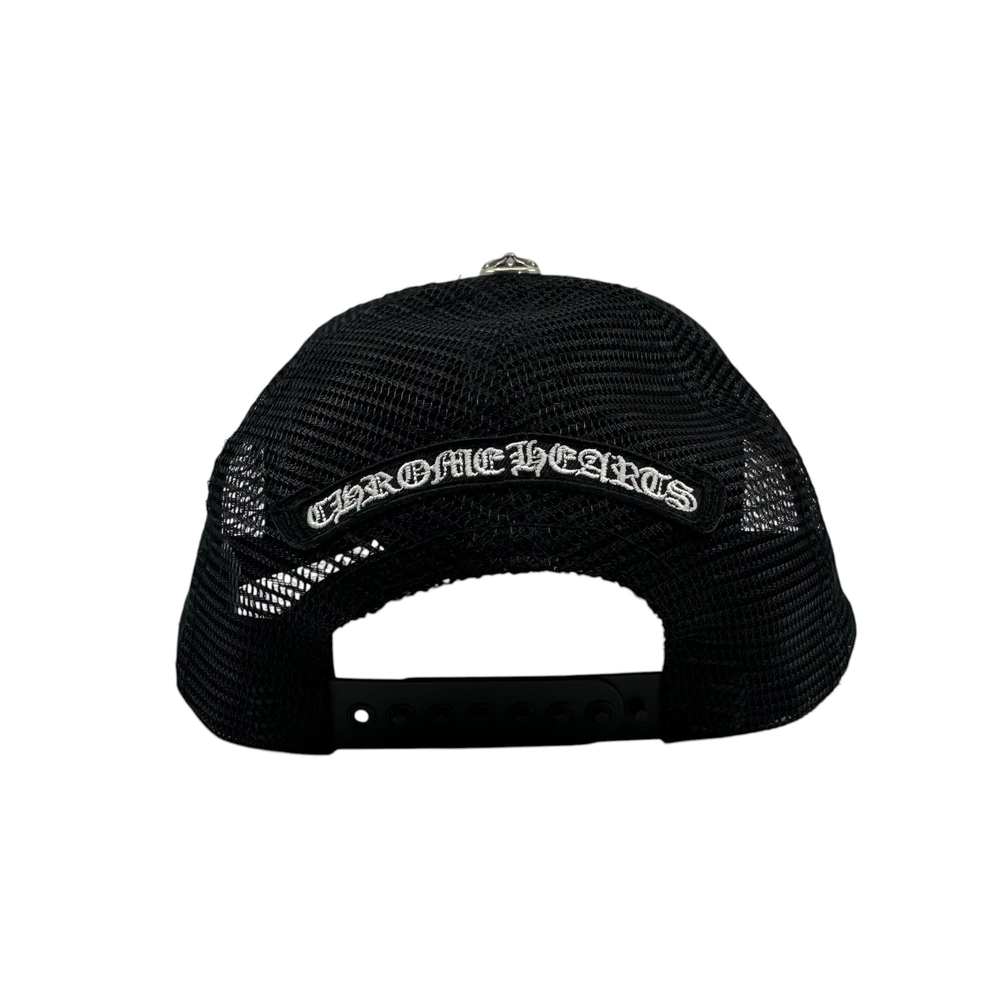 Chrome Hearts F*CK Letter Patch Trucker Hat Black