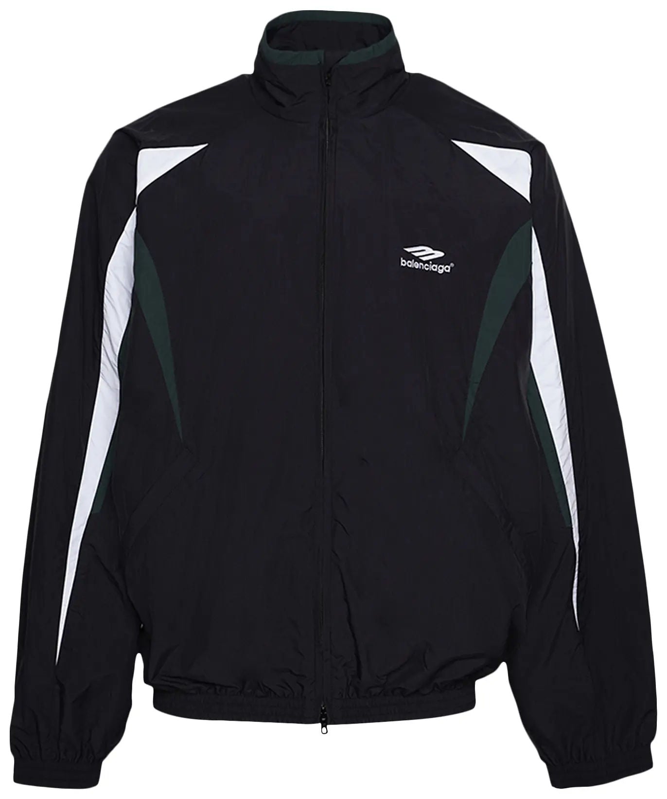 Balenciaga Track Jacket Black Green