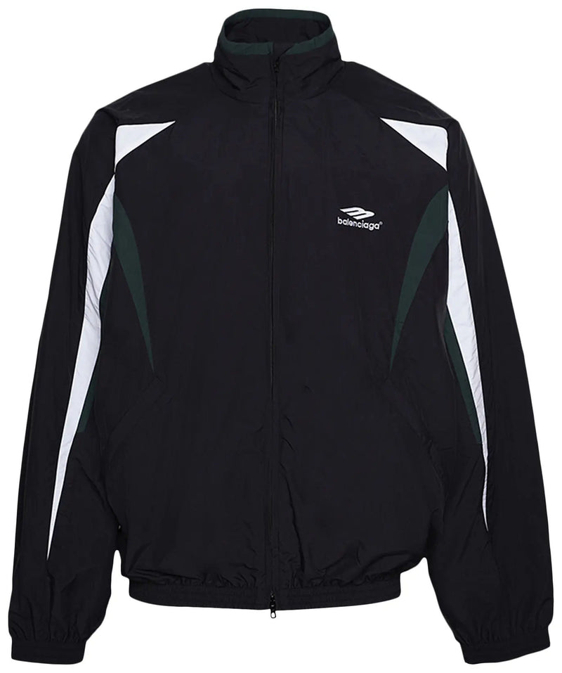 Balenciaga Track Jacket Black Green