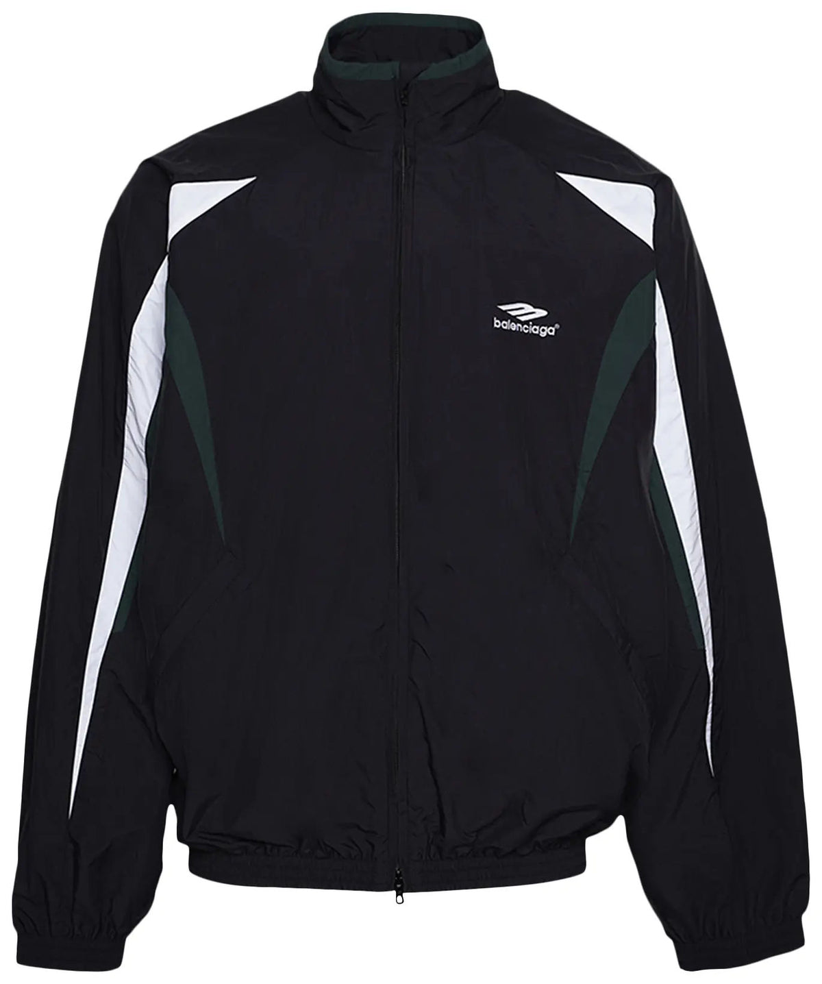 Balenciaga Track Jacket Black Green