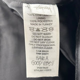 Stussy Leather Shorts Black