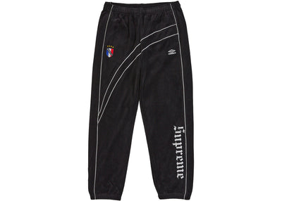 Supreme Umbro Velour Track Pant Black