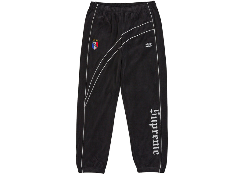 Supreme Umbro Velour Track Pant Black