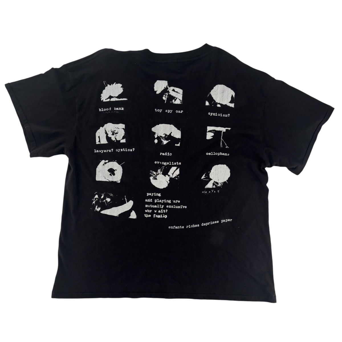 ERD Cellophane Tee Black