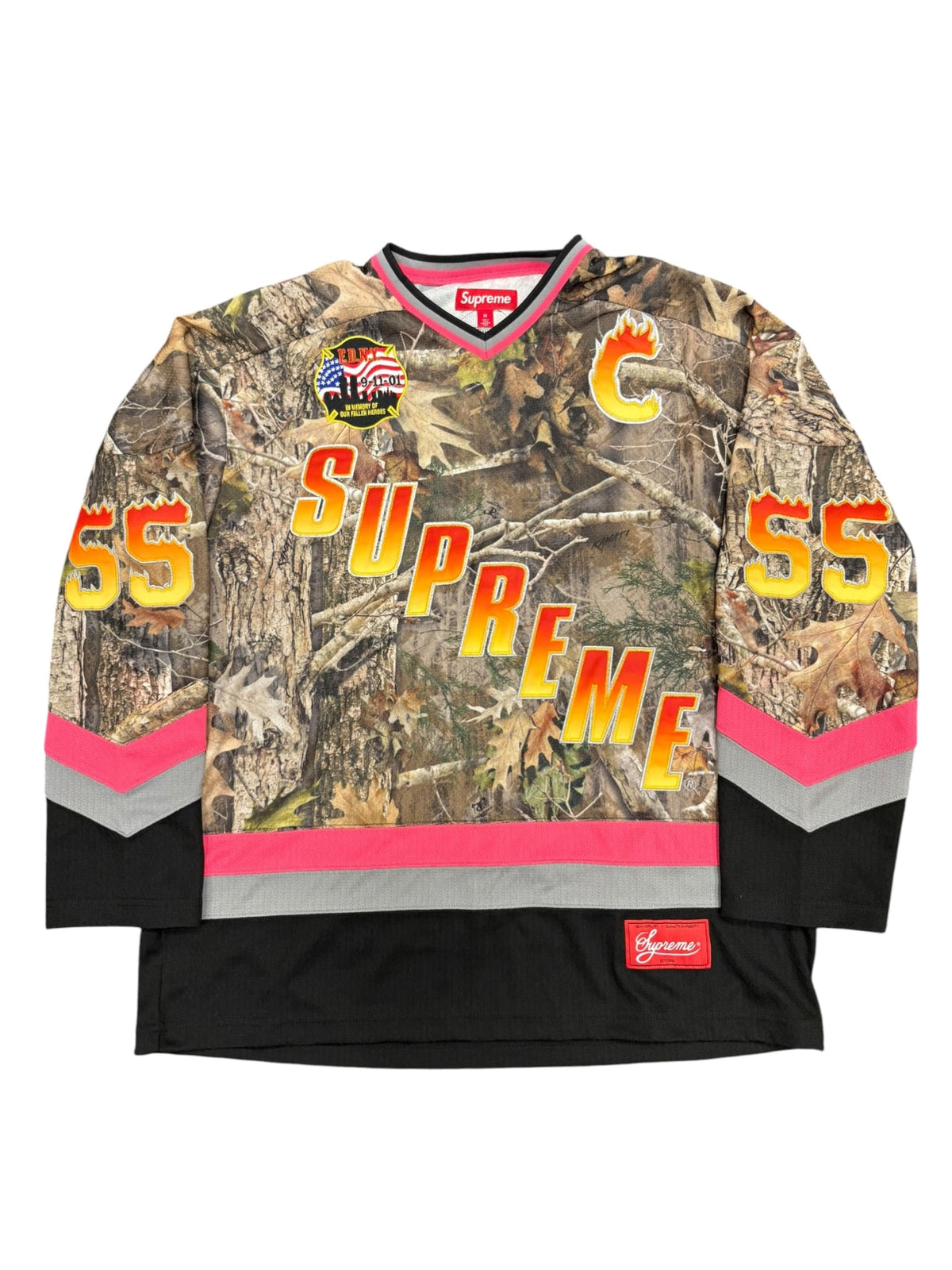 Supreme x FDNY Hockey Jersey Camo