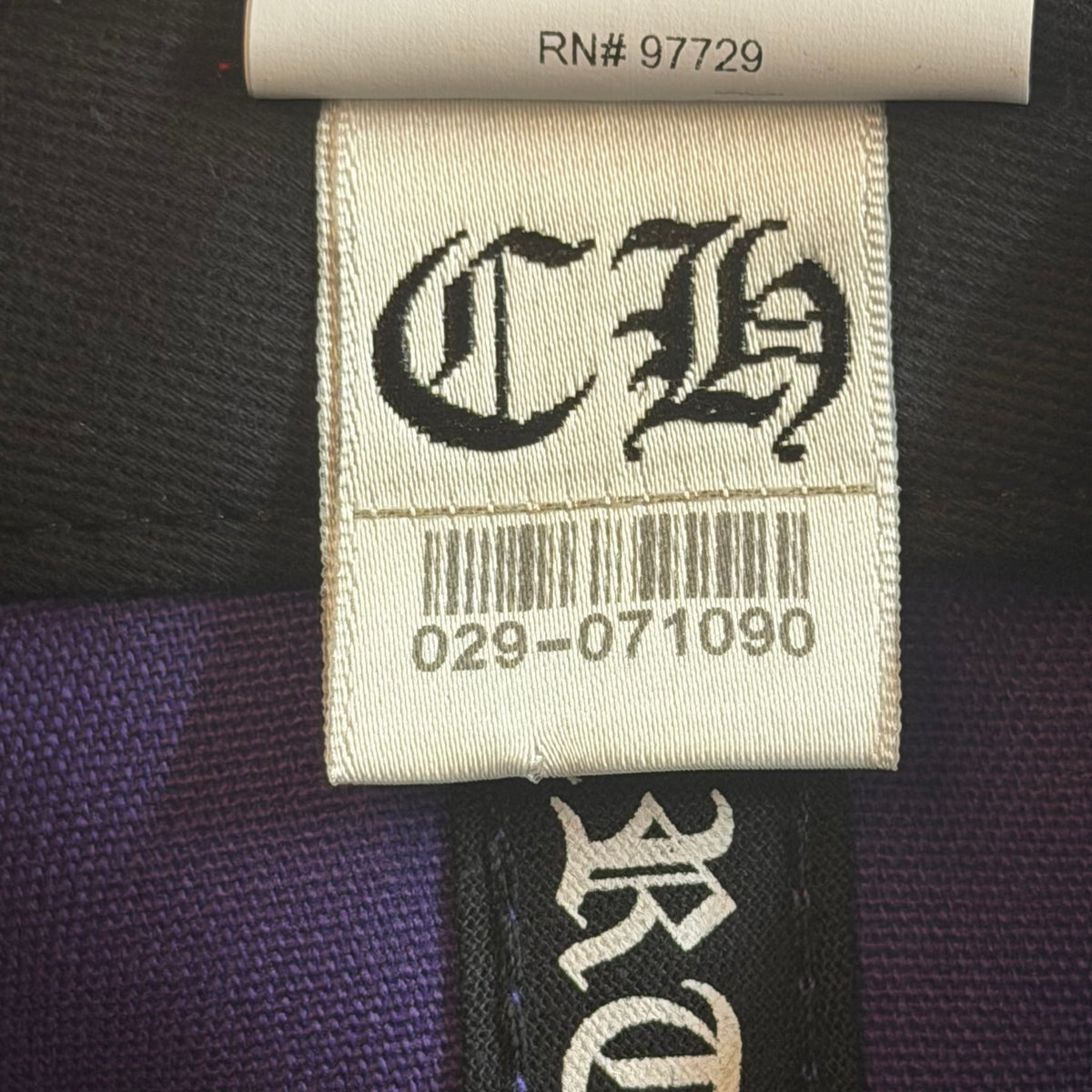 Chrome Hearts CH Baseball Hat Purple