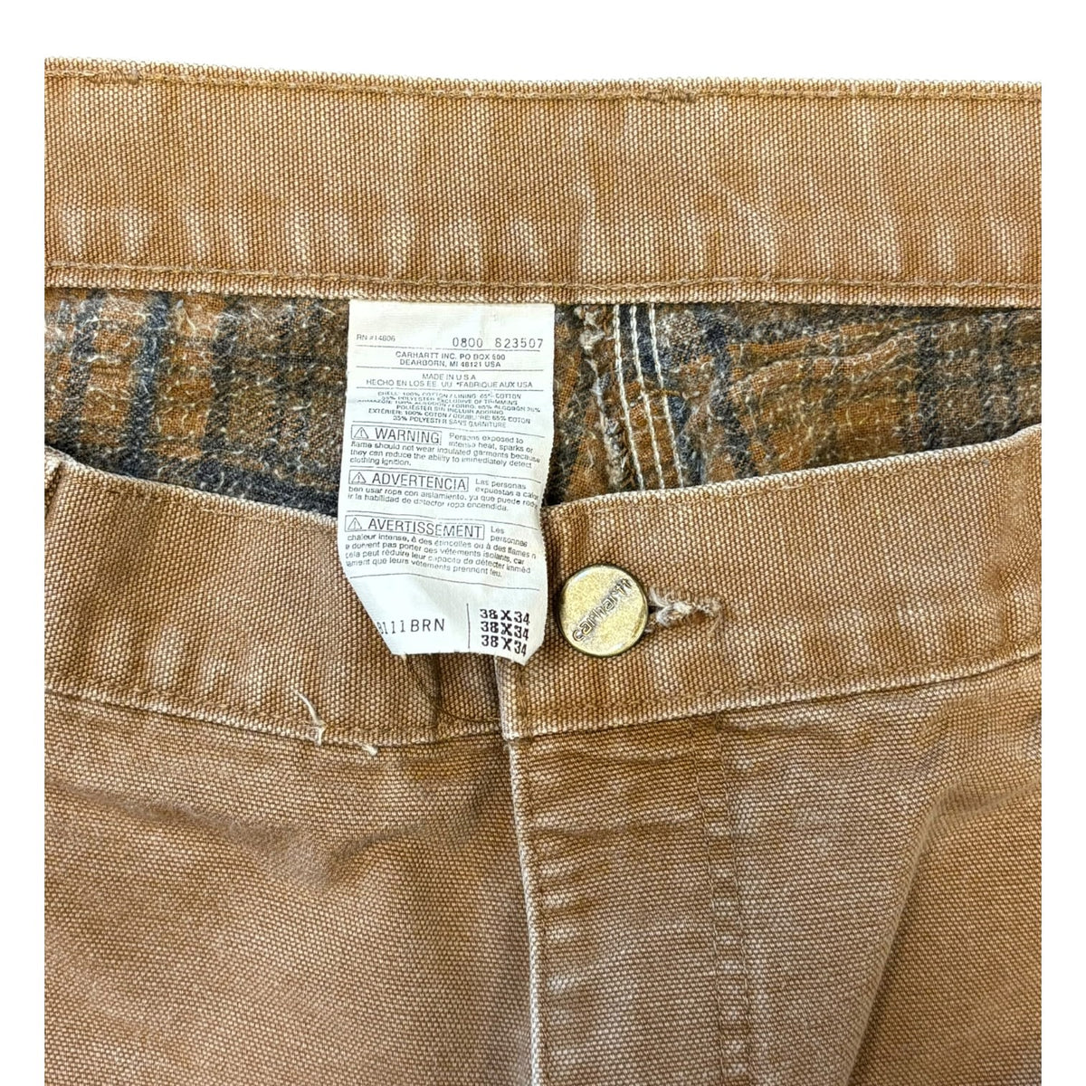 Carhartt Blanket Lined