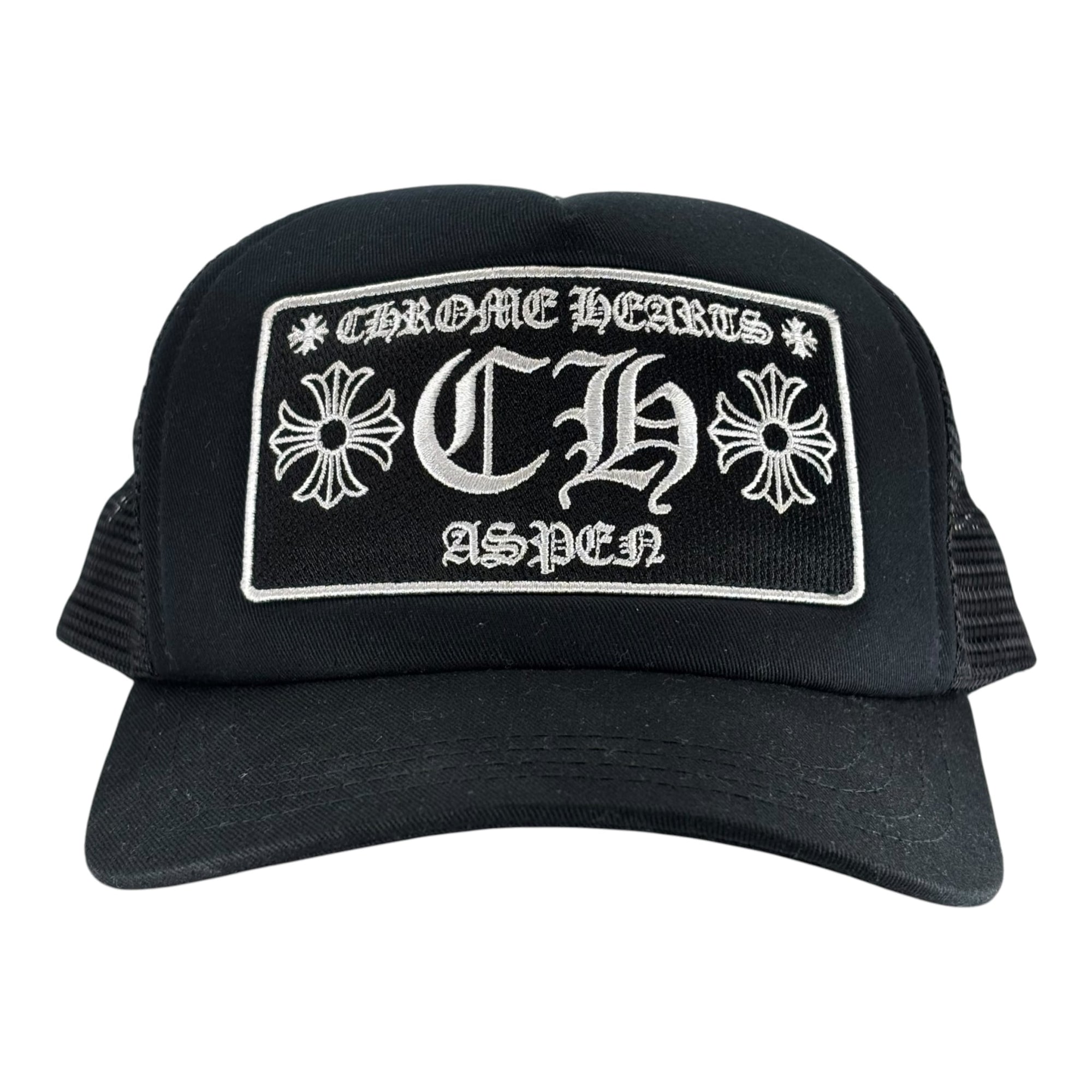 Chrome Hearts CH Aspen Exclusive Trucker Hat Black