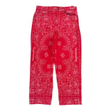Supreme Bandana Jacquard Baggy Jean Red