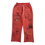 Paly Chelseay Hotel Sweatpants Red