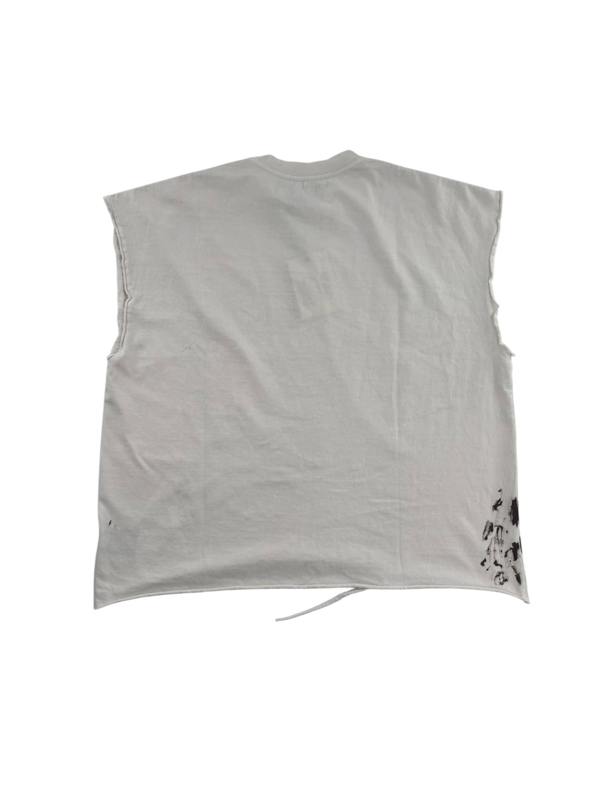 Satoshi Globe of Death Cutoff Tee White