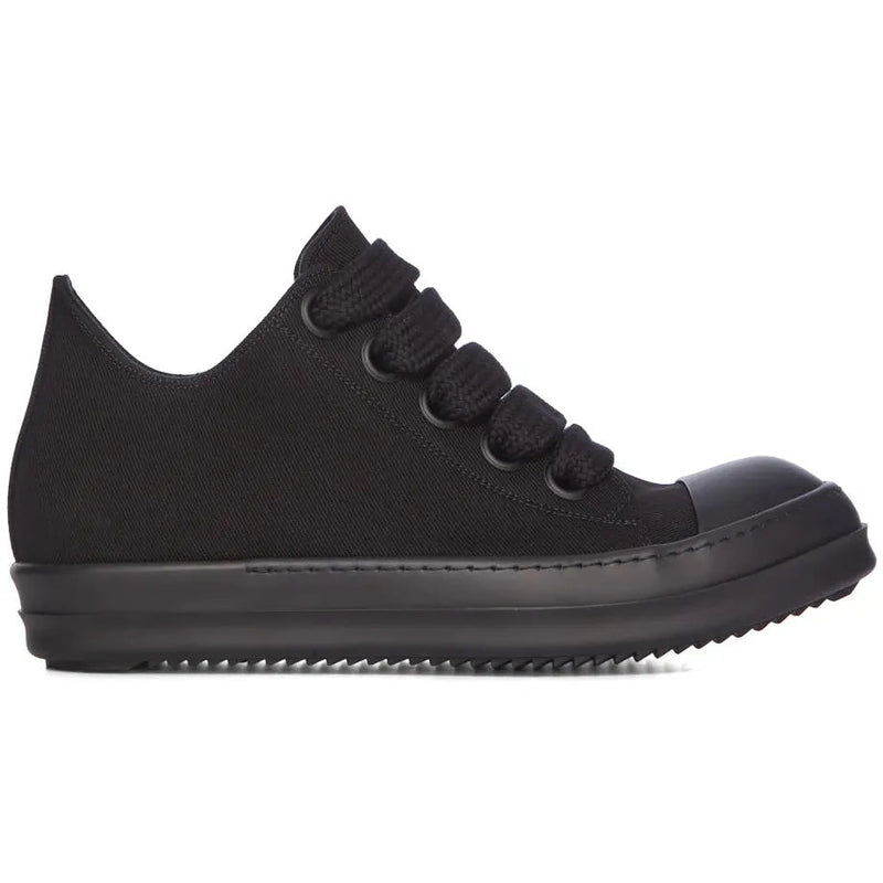 Rick Owens DRKSHDW Jumbolace Low Sneaks Black