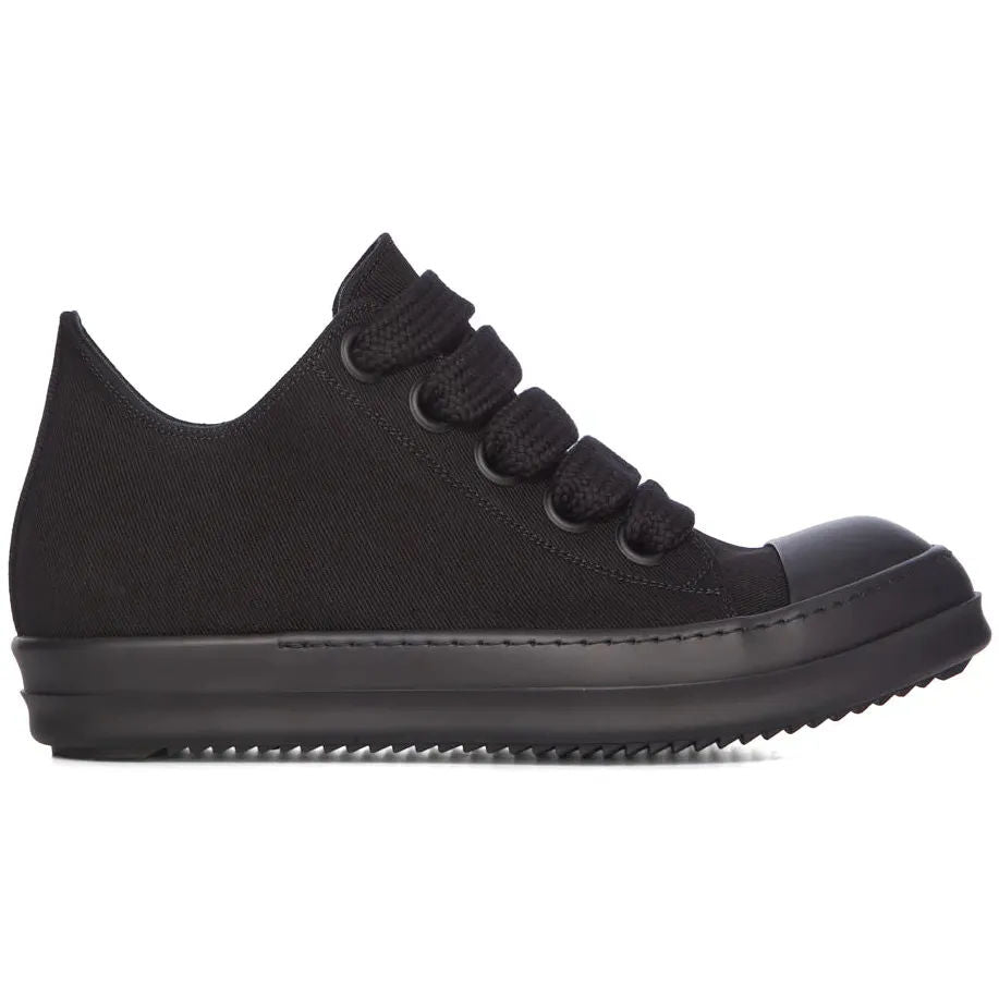 Rick Owens DRKSHDW Jumbolace Low Sneaks Black