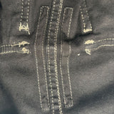 Rick Owens Waxed Cargobelas Black Pants