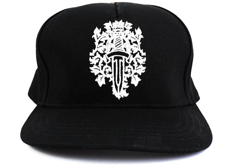 Chrome Hearts Dagger Denim Baseball Hat Black White