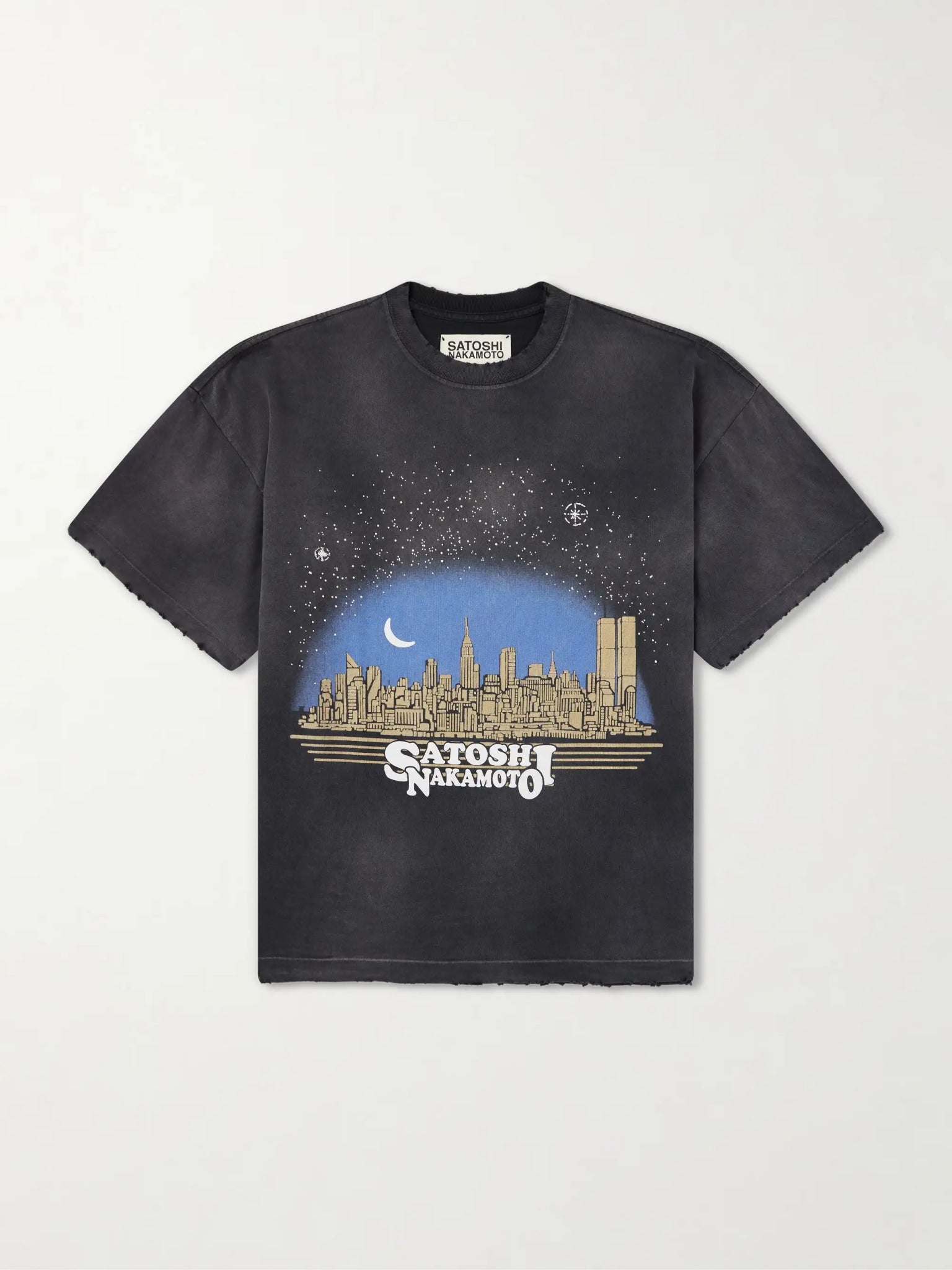 Satoshi Tourist Tee Black
