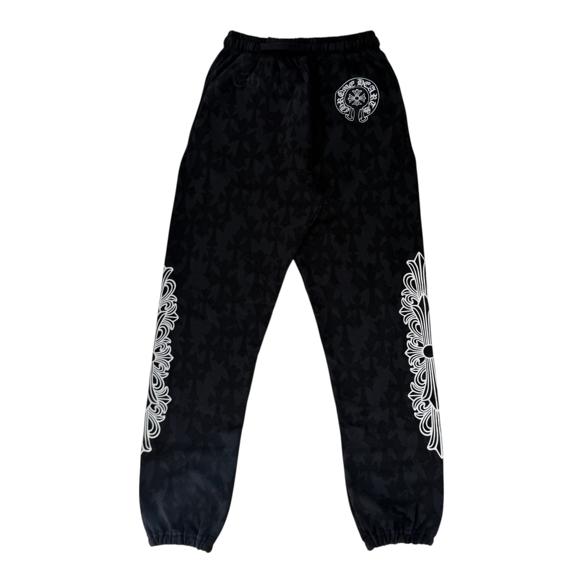 Chrome Hearts All Over Print Floral Sweatpants Black