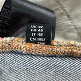 AMIRI Suede Straight Mx1 Jeans Antique Indigo
