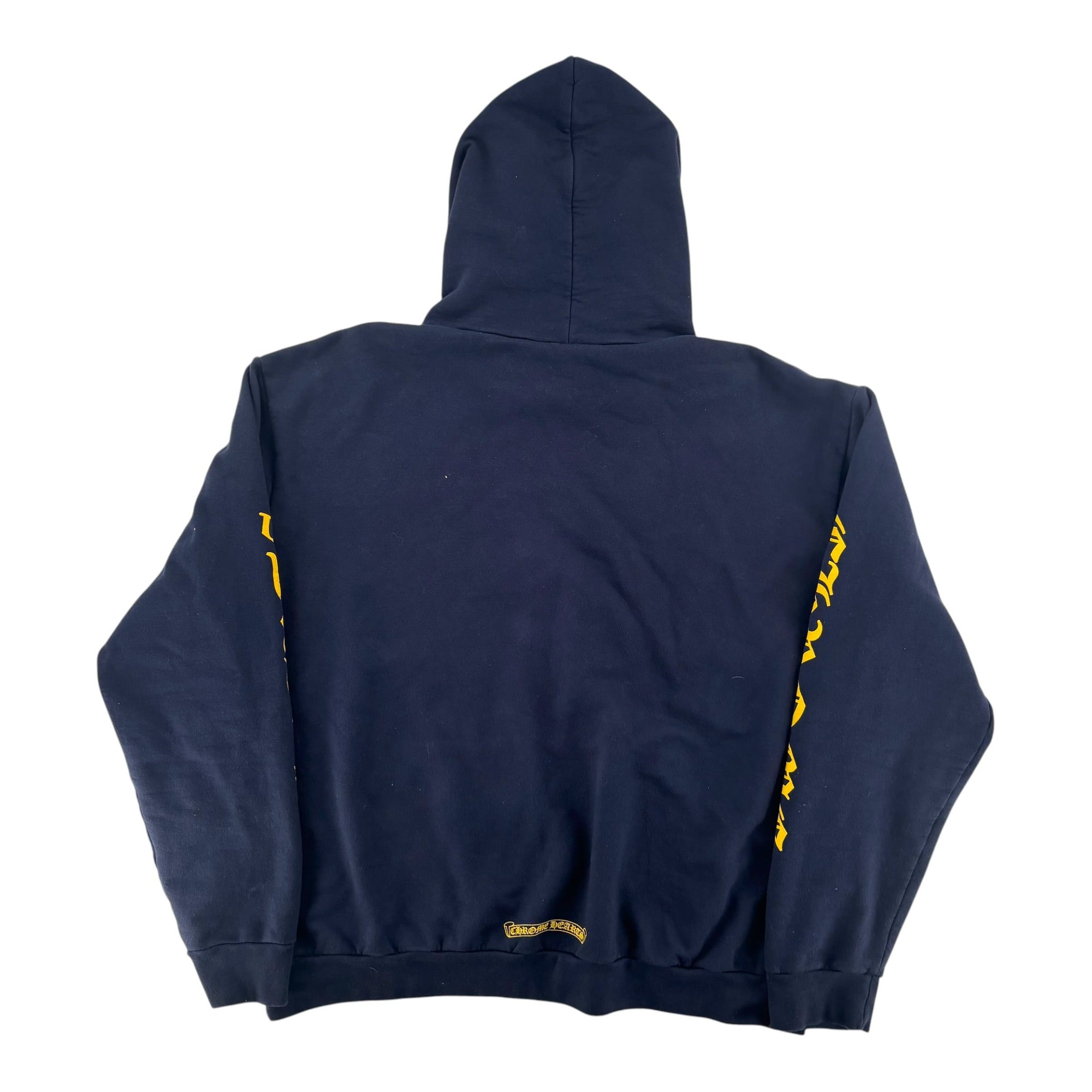 Chrome Hearts Logo Hoodie Navy