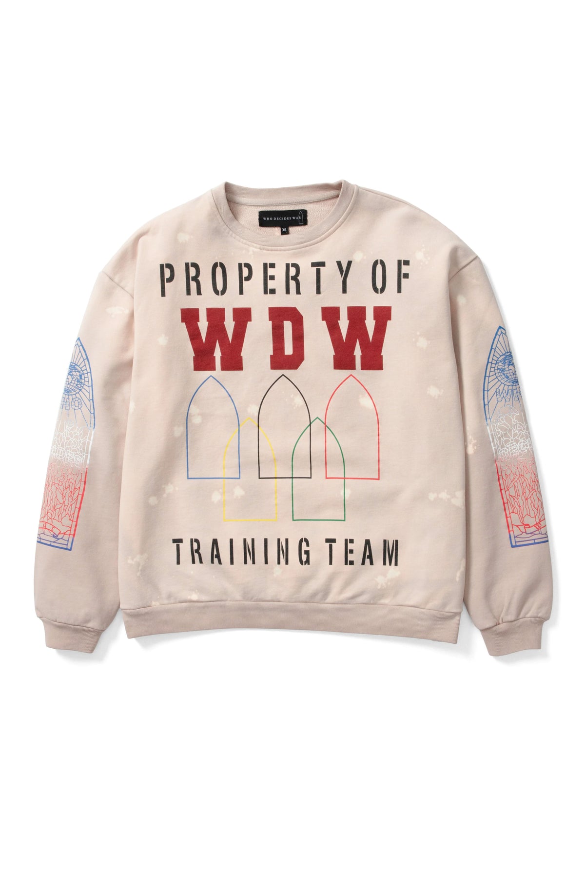 Who Decides War Training Crew "Cream" Sweatshirt