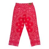 Supreme Bandana Jacquard Baggy Jean Red