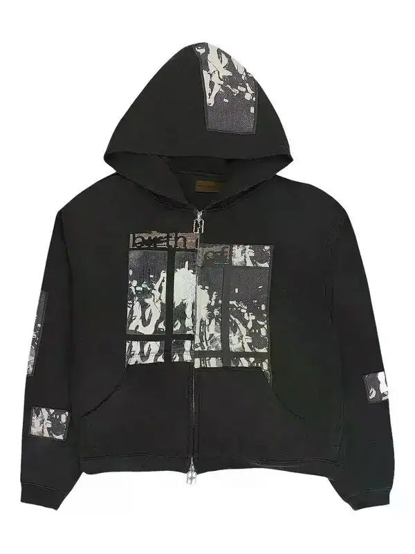 Birth Of Royal Child Poster Patch Zip Hoodie
