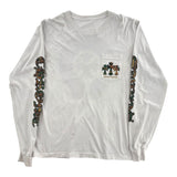 Chrome Hearts Camo Horseshoe Cemetery Cross Long Sleeve Tee