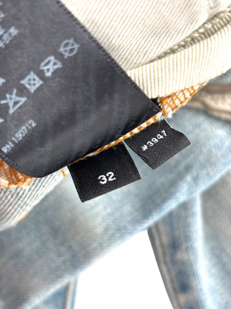 Amiri Logo Patch Denim Lightwash