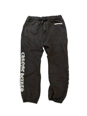 Chrome Hearts Scroll Logo Sweatpants Black
